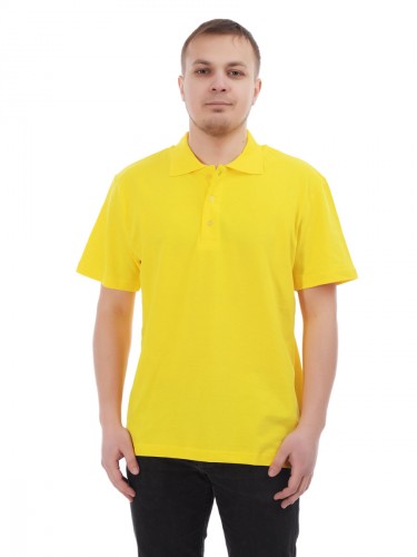 Лимонная рубашка ПОЛО мужская оптом - Лимонная рубашка ПОЛО мужская оптом