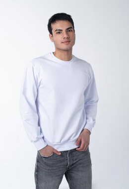 Белый свитшот мужской Белый свитшот мужской